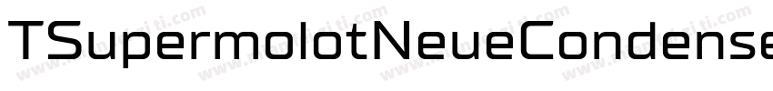 TSupermolotNeueCondensed Med字体转换